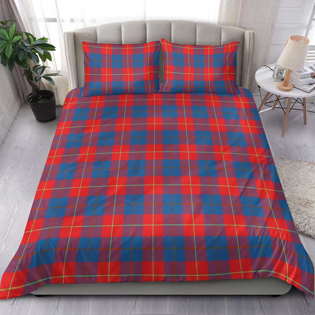 Galloway Red Tartan Plaid Bedding Set