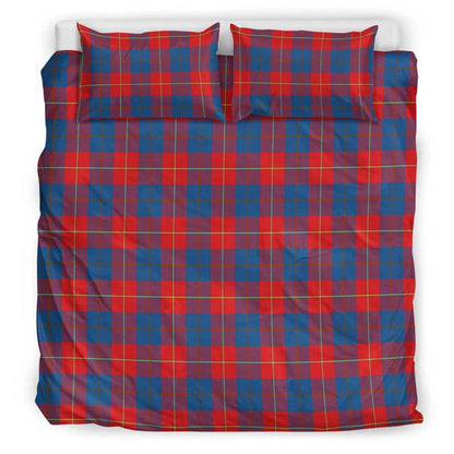 Galloway Red Tartan Plaid Bedding Set