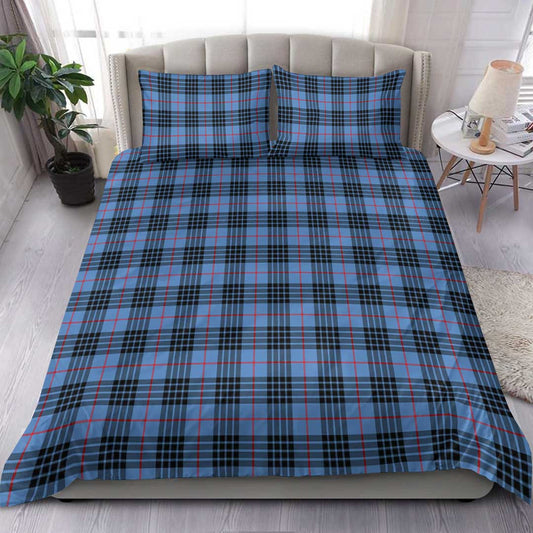 Mackay Blue Tartan Plaid Bedding Set