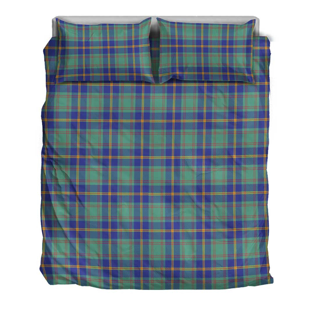 Us Marine Tartan Plaid Bedding Set