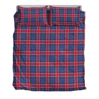 Graham Of Menteith Red Tartan Plaid Bedding Set