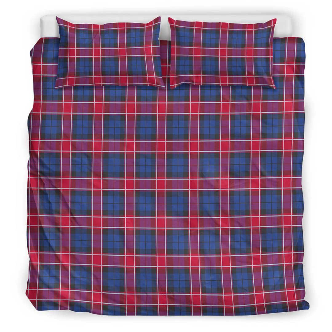 Graham Of Menteith Red Tartan Plaid Bedding Set