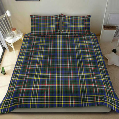 Scott Green Modern Tartan Plaid Bedding Set