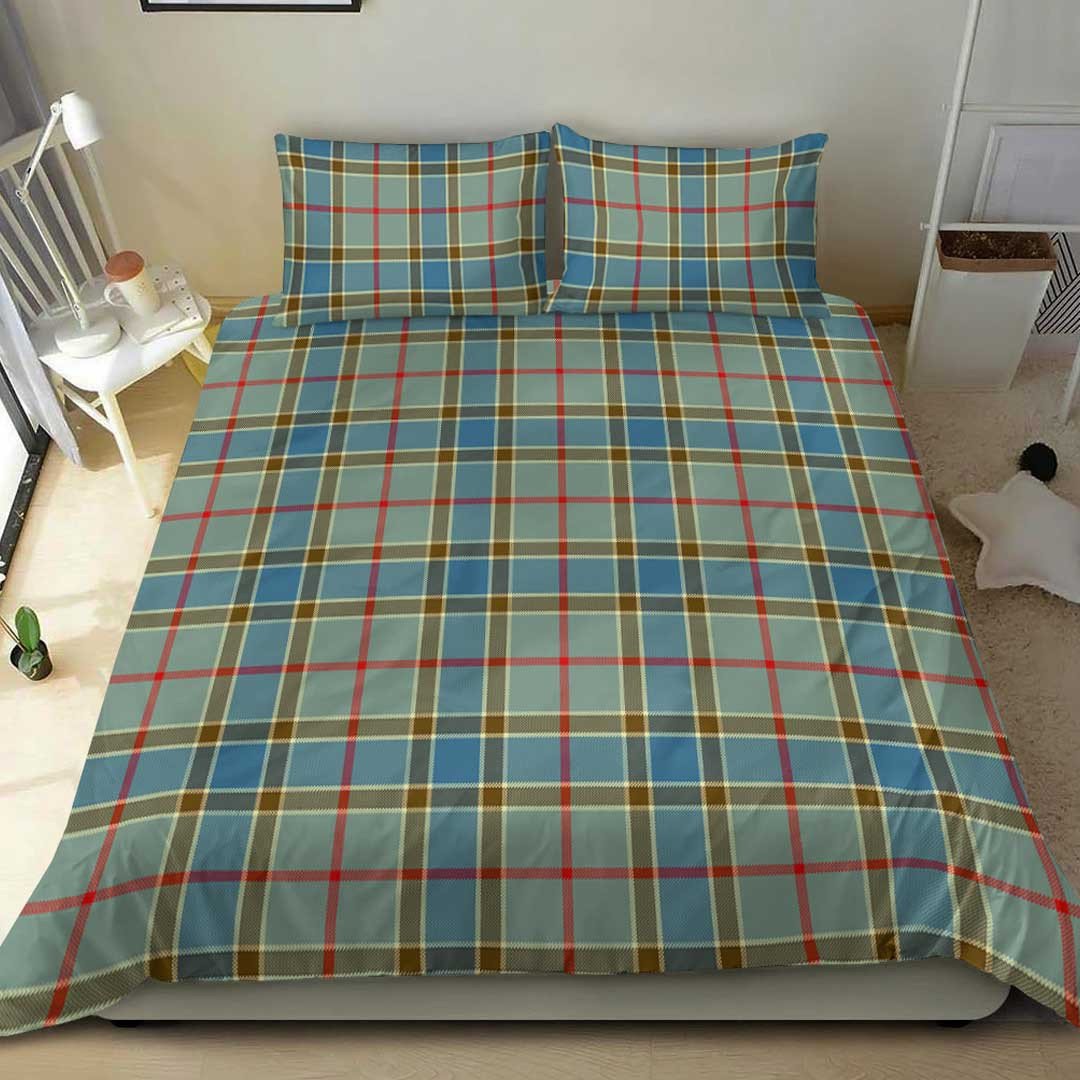 Balfour Blue Tartan Plaid Bedding Set