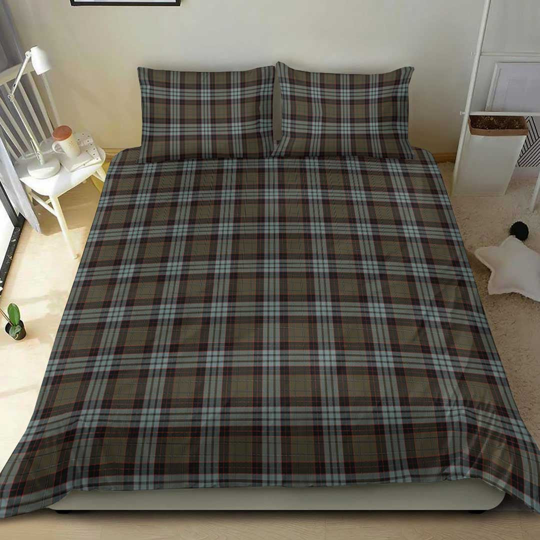 Stewart Old Weathered Tartan Plaid Bedding Set