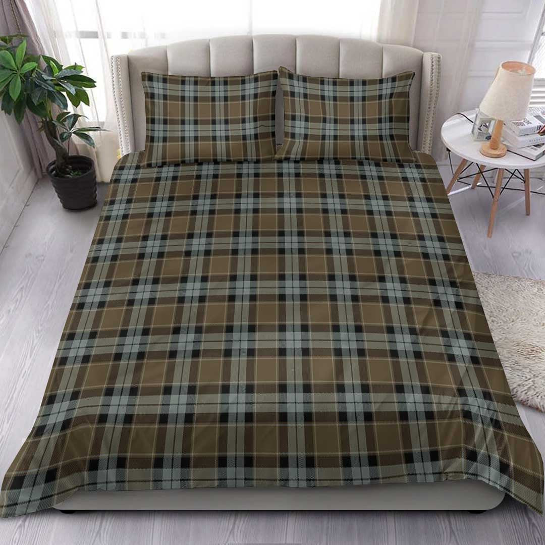 Graham Of Menteith Weathered Tartan Plaid Bedding Set