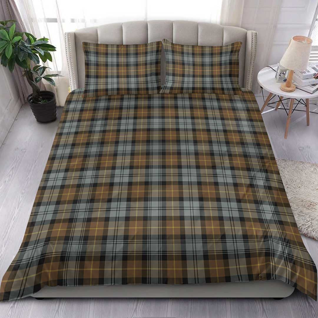 Gordon Weathered Tartan Plaid Bedding Set