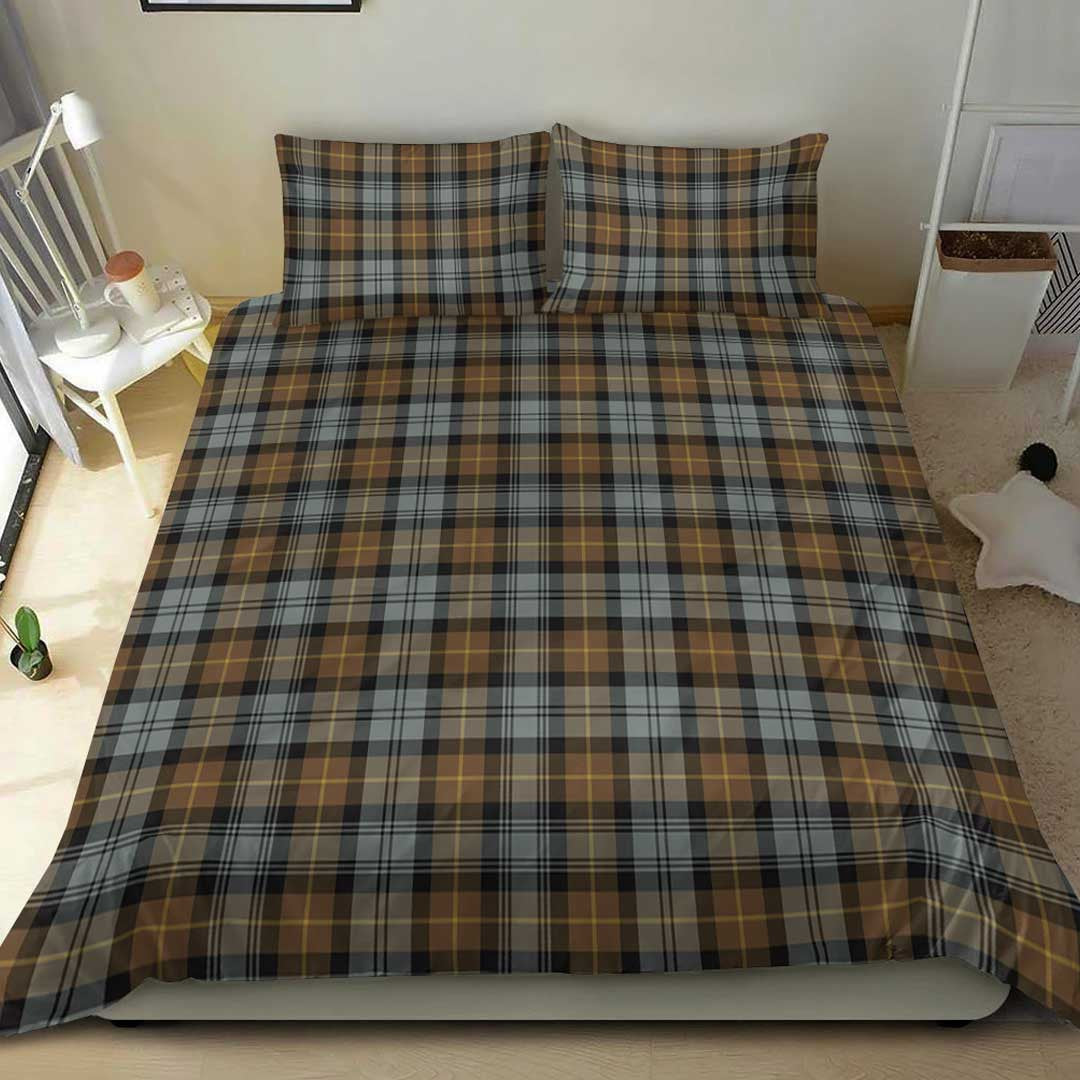 Gordon Weathered Tartan Plaid Bedding Set