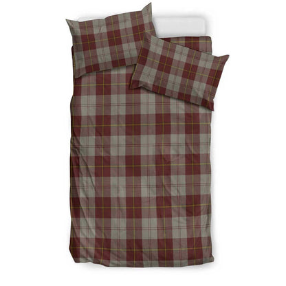 Cunningham Burgundy Dancers Tartan Plaid Bedding Set