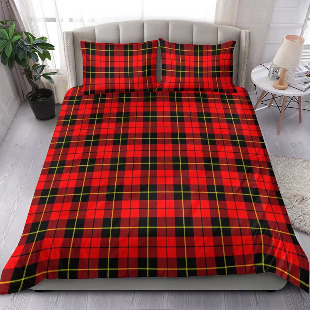 Wallace Hunting - Red Tartan Plaid Bedding Set