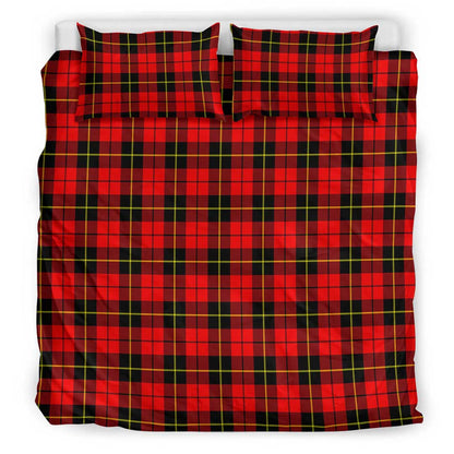 Wallace Hunting - Red Tartan Plaid Bedding Set