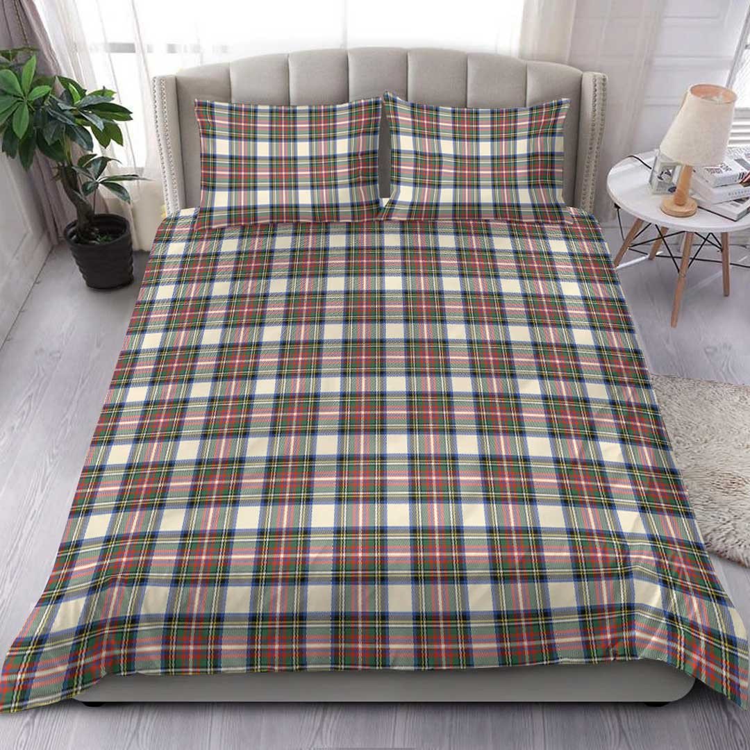 Stewart Dress Ancient Tartan Plaid Bedding Set