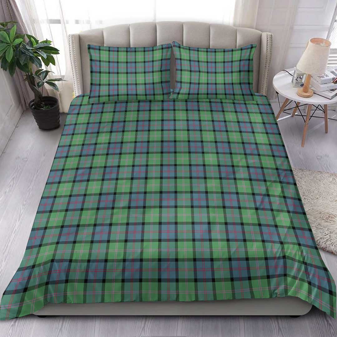 Macthomas Ancient Tartan Plaid Bedding Set