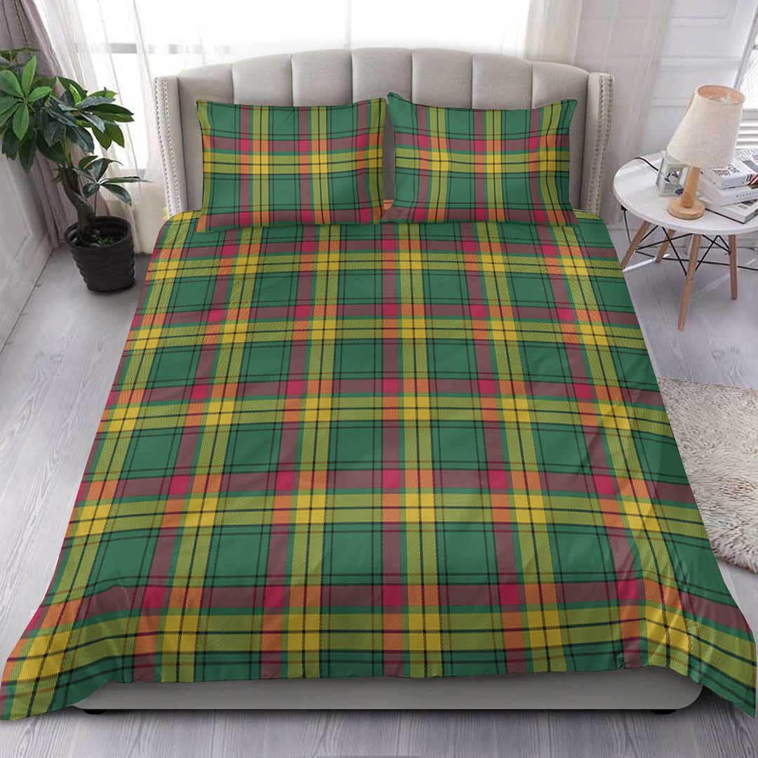 Macmillan Old Ancient Tartan Plaid Bedding Set