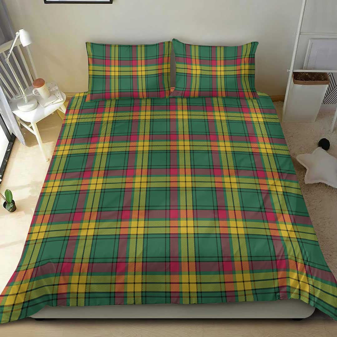 Macmillan Old Ancient Tartan Plaid Bedding Set