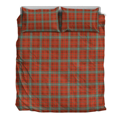 Morrison Red Ancient Tartan Plaid Bedding Set