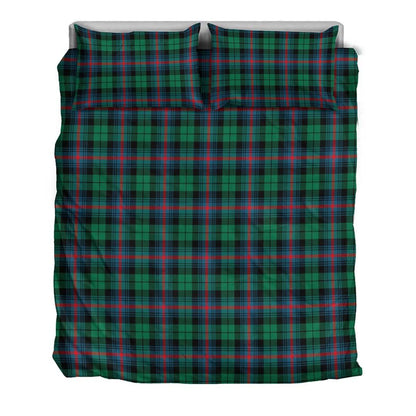 Urquhart Broad Red Ancient Tartan Plaid Bedding Set