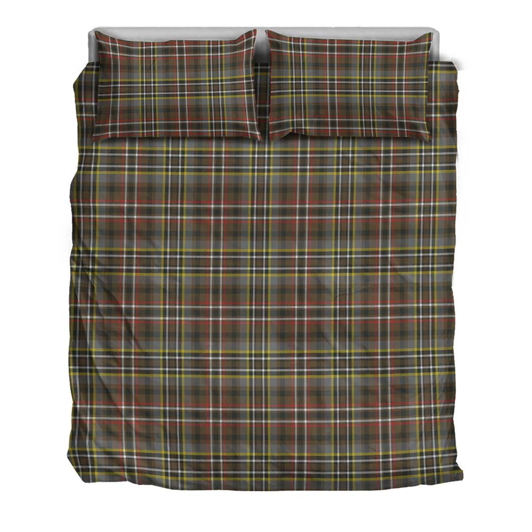 Scott Green Weathered Tartan Plaid Bedding Set