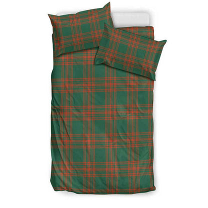 Menzies Green Ancient Tartan Plaid Bedding Set