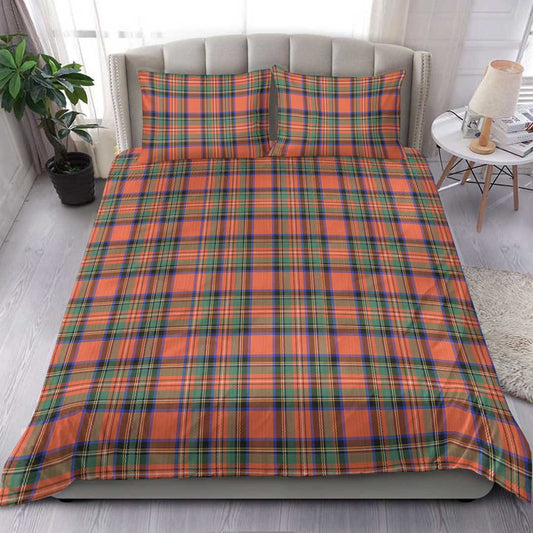 Stewart Royal Ancient Tartan Plaid Bedding Set