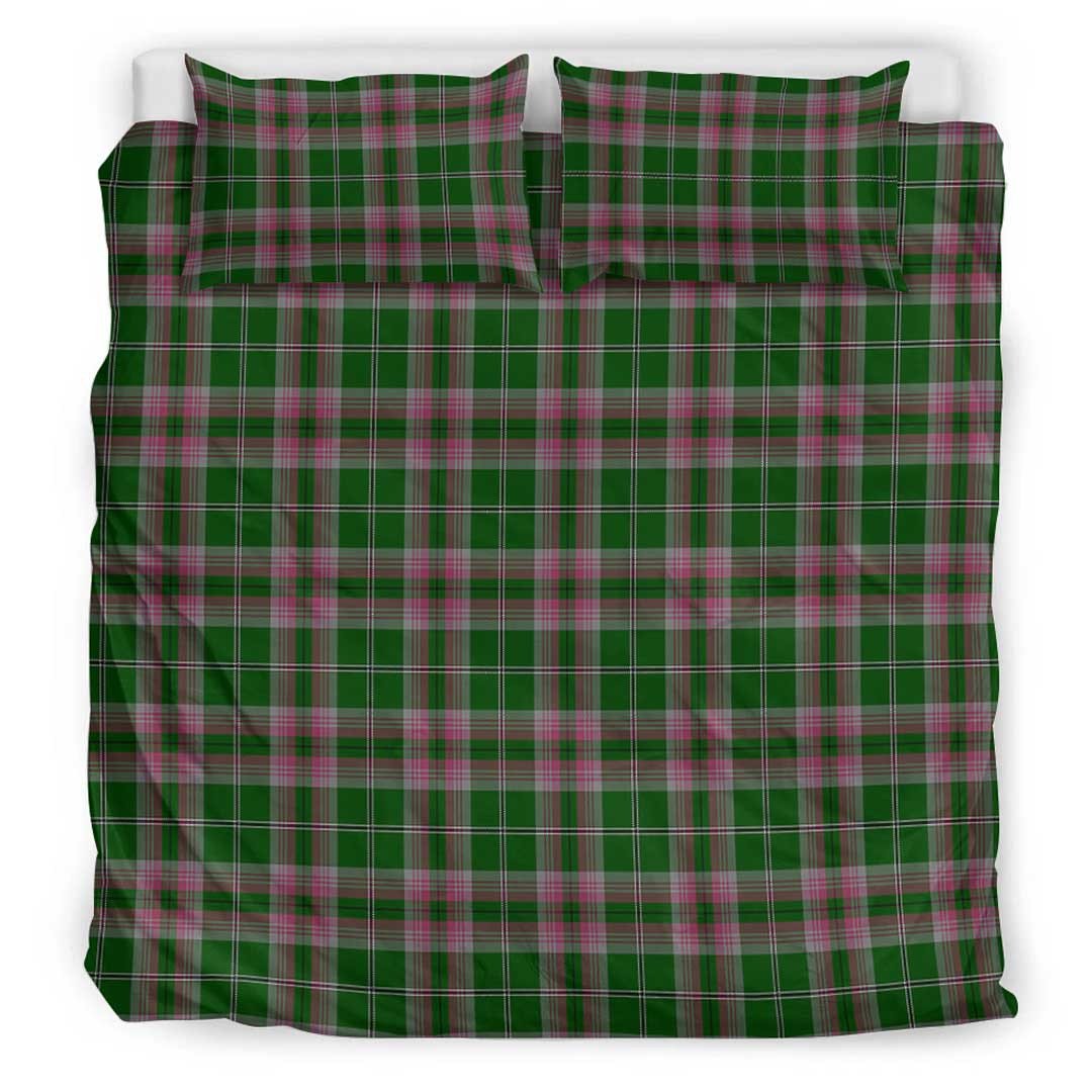 Gray Tartan Plaid Bedding Set