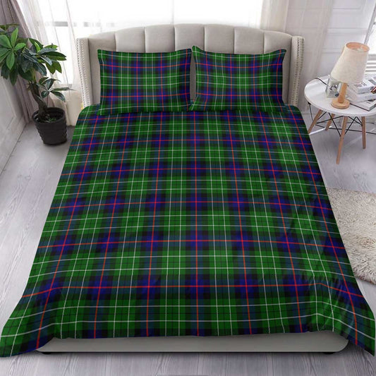 Leslie Hunting Ancient Tartan Plaid Bedding Set