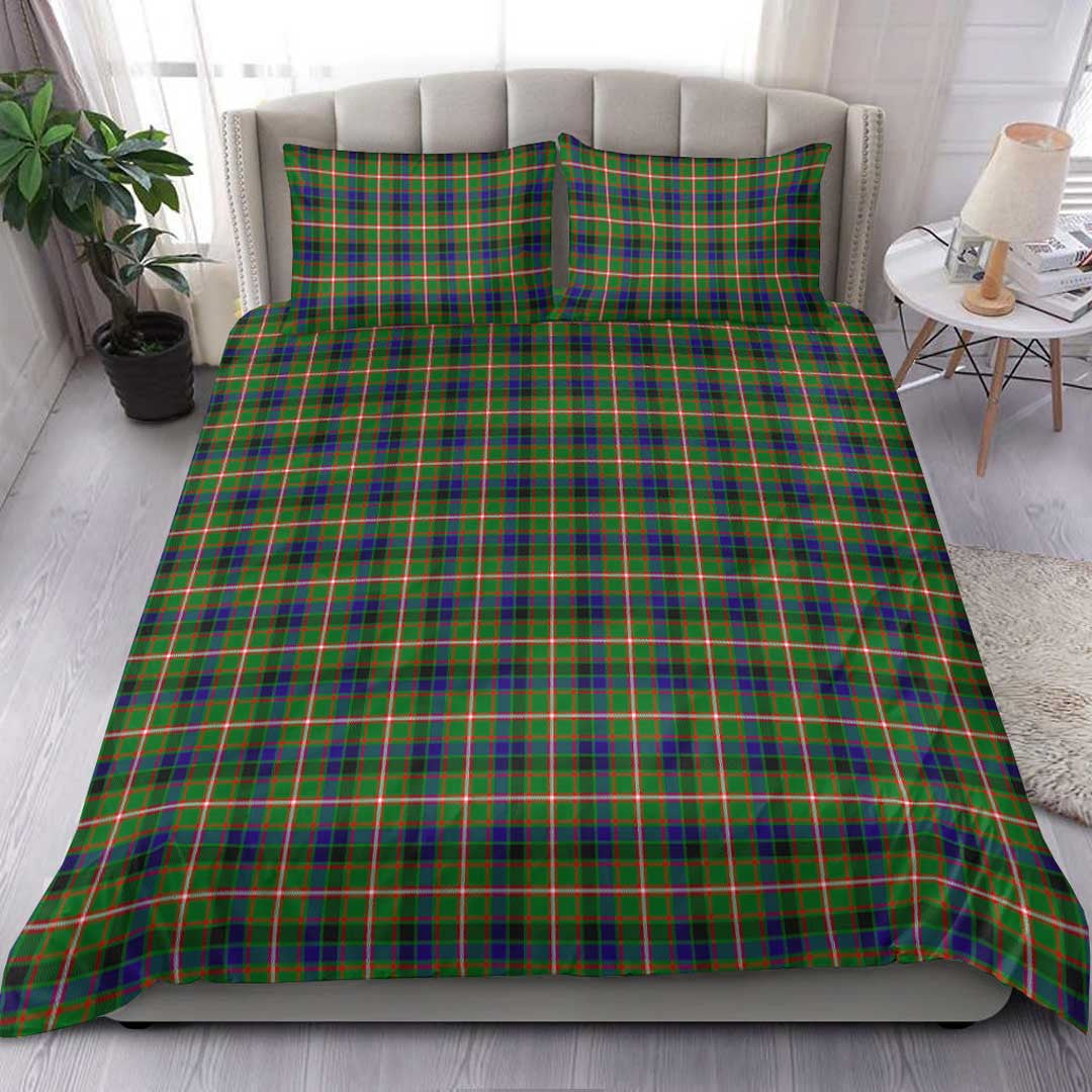 Reid Green Tartan Plaid Bedding Set