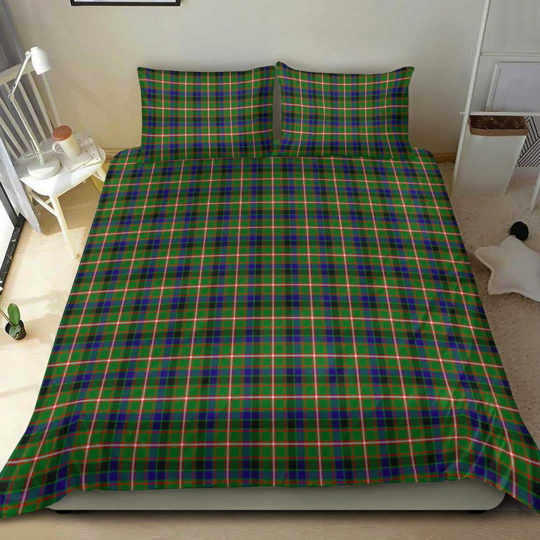 Reid Green Tartan Plaid Bedding Set