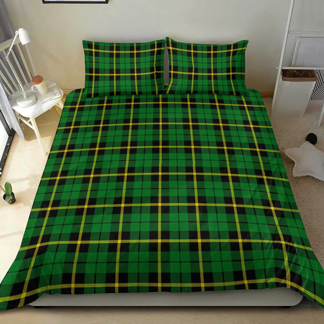 Wallace Hunting - Green Tartan Plaid Bedding Set