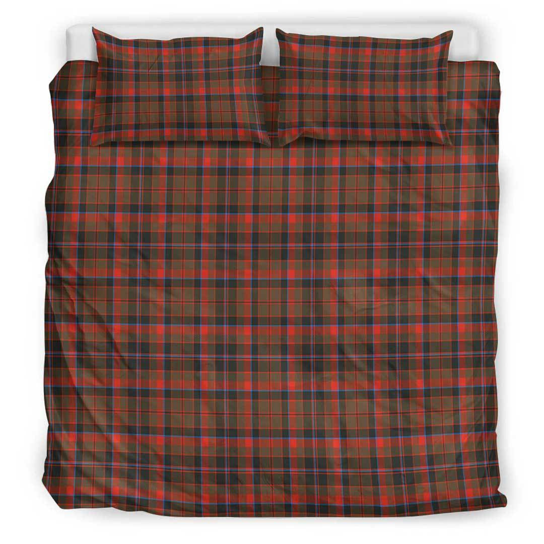 Cumming Hunting Weathered Tartan Plaid Bedding Set