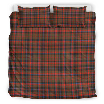 Cumming Hunting Weathered Tartan Plaid Bedding Set