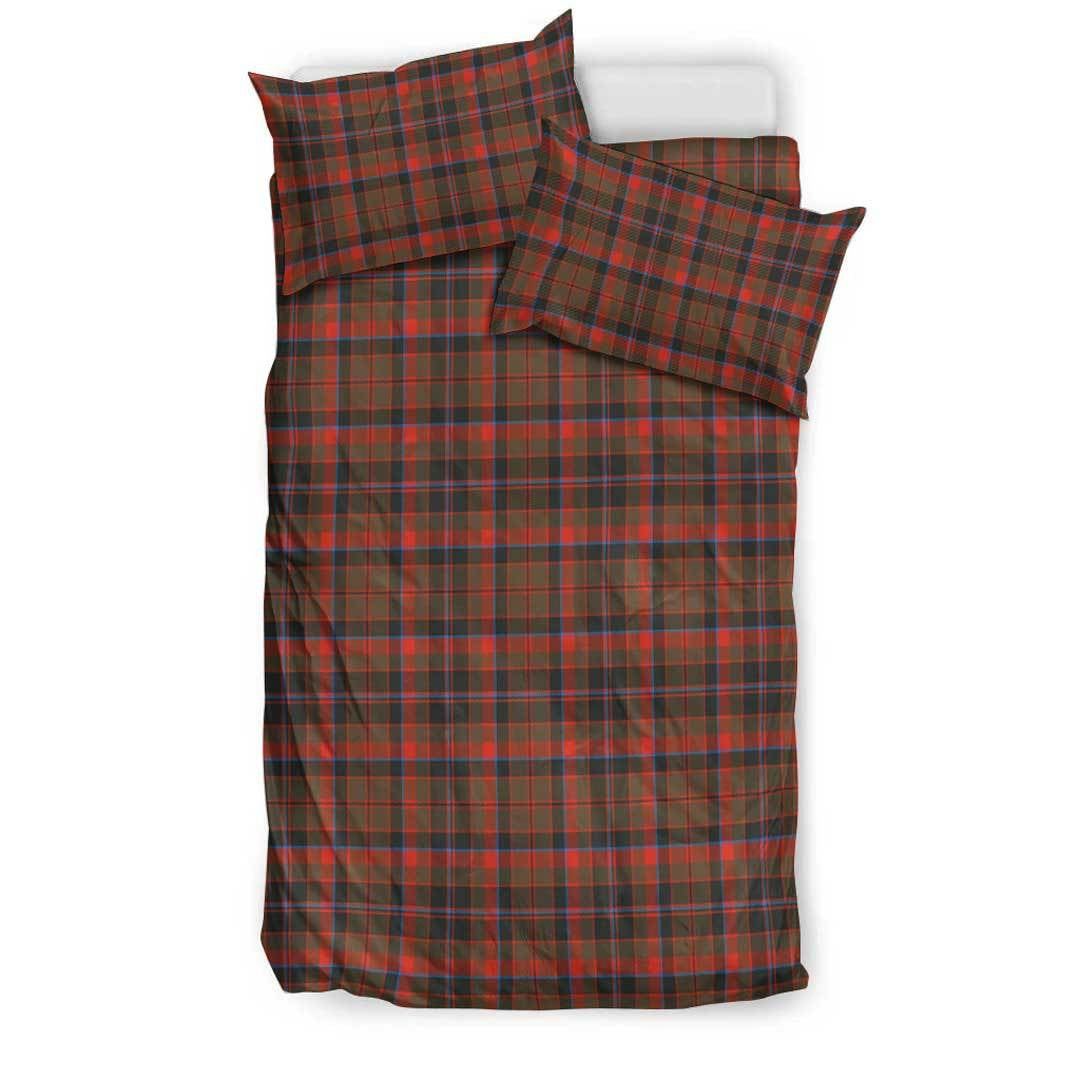 Cumming Hunting Weathered Tartan Plaid Bedding Set