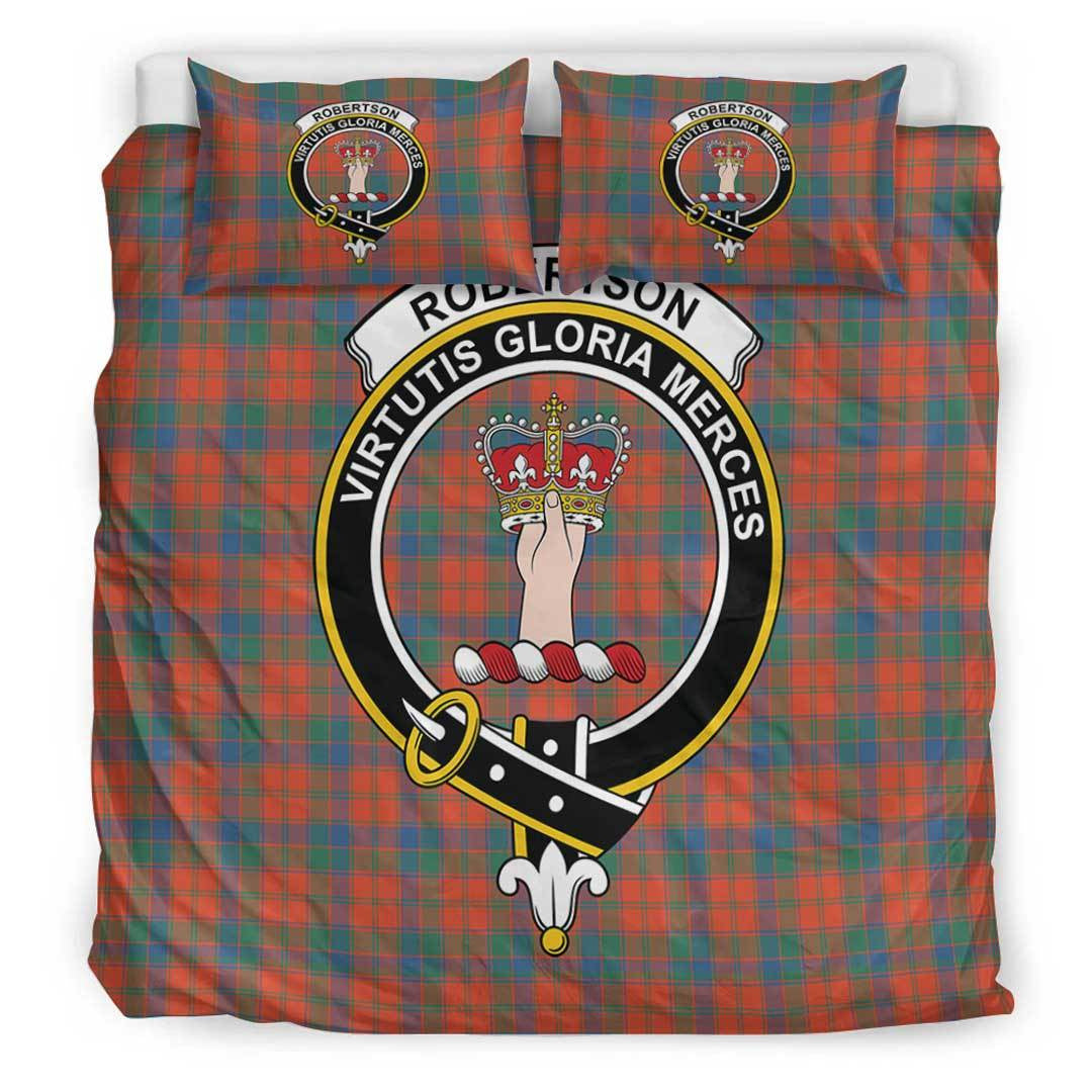 Robertson Ancient Tartan Crest Bedding Set