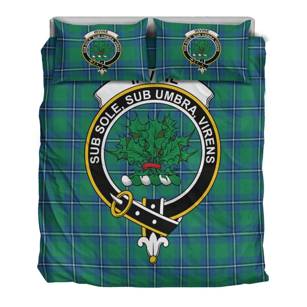 Irvine Ancient Tartan Crest Bedding Set