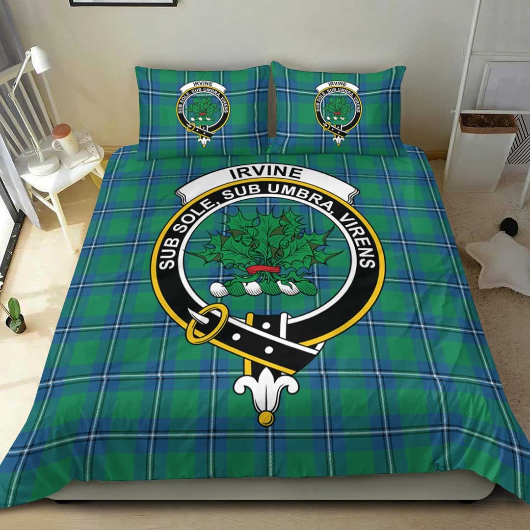 Irvine Ancient Tartan Crest Bedding Set