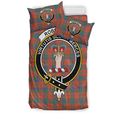 Robertson Ancient Tartan Crest Bedding Set