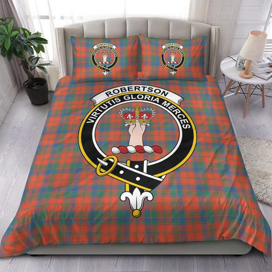 Robertson Ancient Tartan Crest Bedding Set