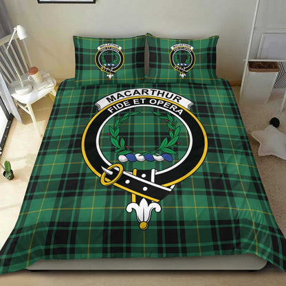 MacArthur Ancient Tartan Crest Bedding Set