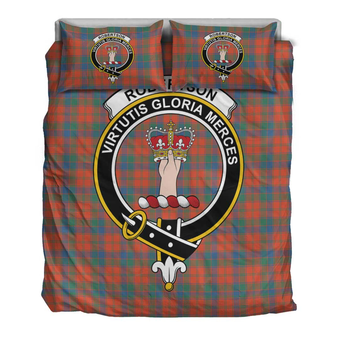 Robertson Ancient Tartan Crest Bedding Set