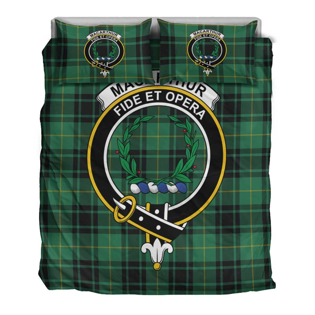 MacArthur Ancient Tartan Crest Bedding Set