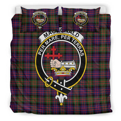 MacDonald Modern Tartan Crest Bedding Set