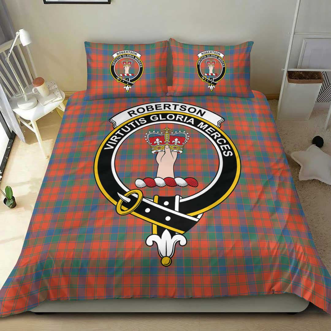 Robertson Ancient Tartan Crest Bedding Set