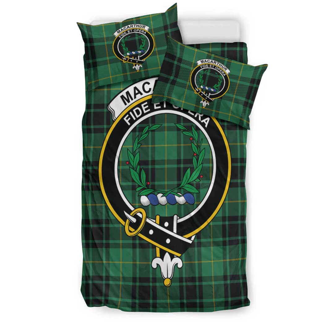 MacArthur Ancient Tartan Crest Bedding Set