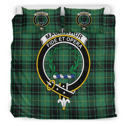 MacArthur Ancient Tartan Crest Bedding Set