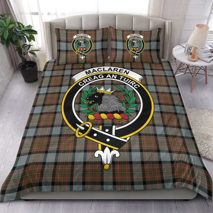 MacLaren Weathered Tartan Crest Bedding Set