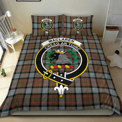 MacLaren Weathered Tartan Crest Bedding Set