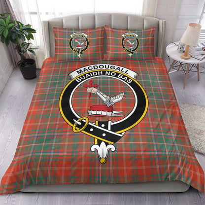 MacDougall Ancient Tartan Crest Bedding Set