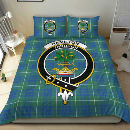 Hamilton Hunting Ancient Tartan Crest Bedding Set