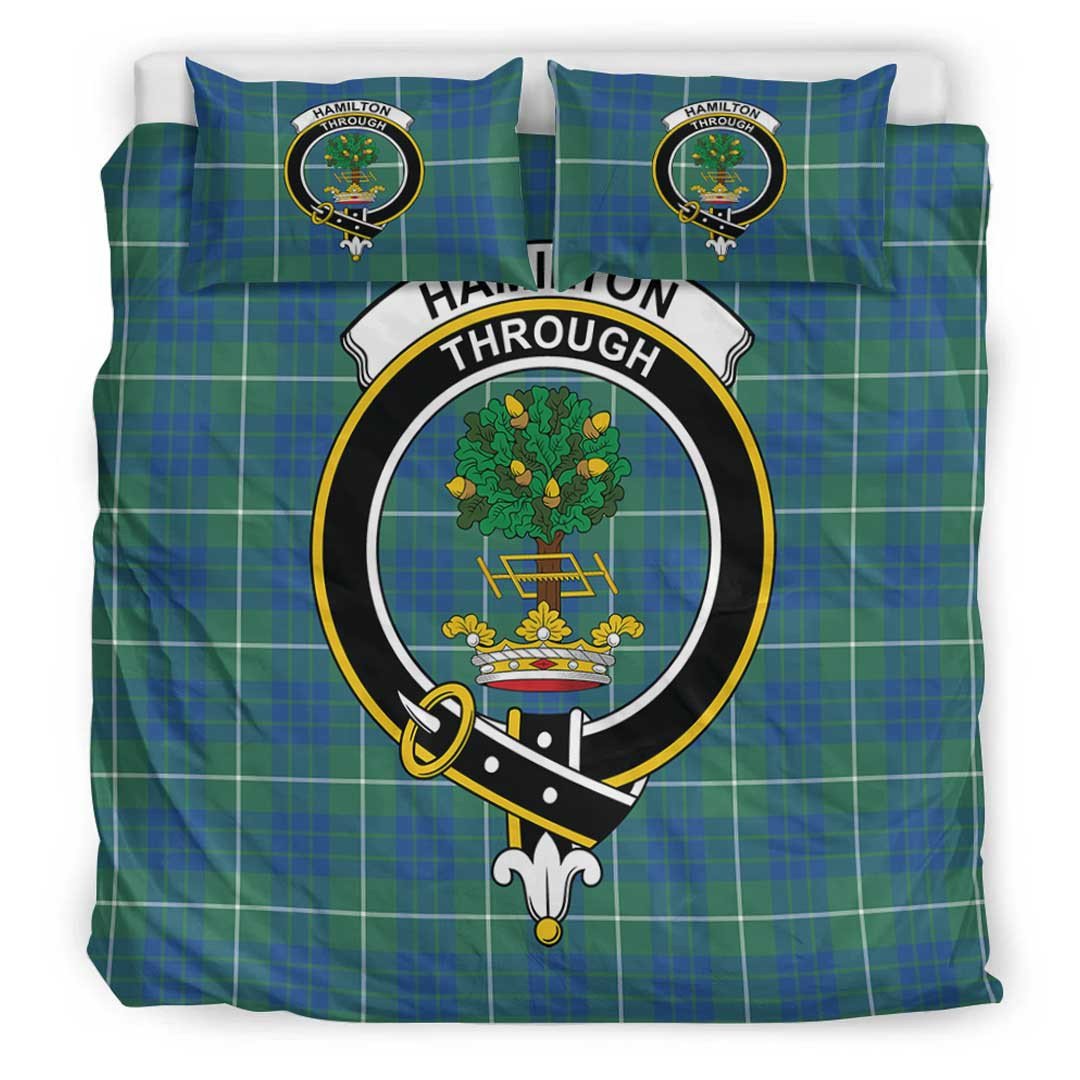 Hamilton Hunting Ancient Tartan Crest Bedding Set