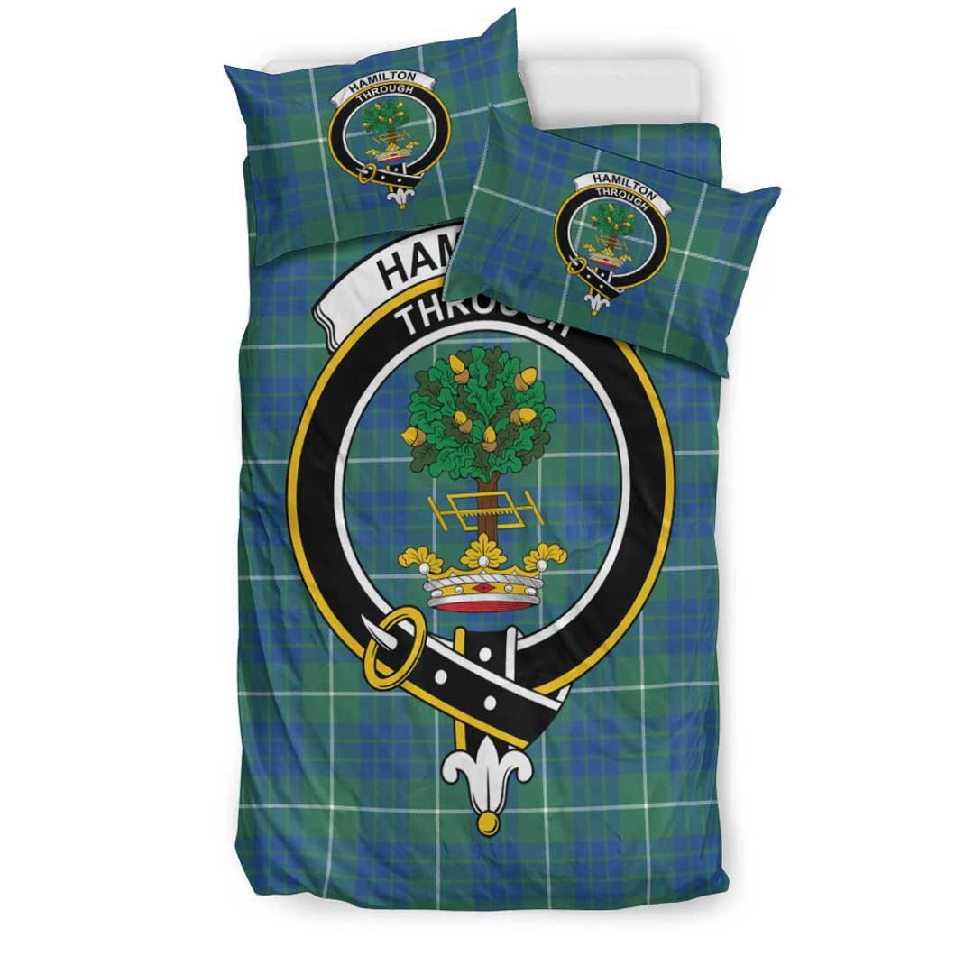 Hamilton Hunting Ancient Tartan Crest Bedding Set